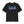 Ink black Patagonia Boardshorts Logo t-shirt with a graphic on the back, against a white background.