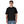 Person wearing a black Patagonia Boardshorts Logo t-shirt with a pocket on the front, standing against a white background.