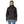 Man wearing a Patagonia Men's Boulder Fork Rain Jacket in Black on a white background.