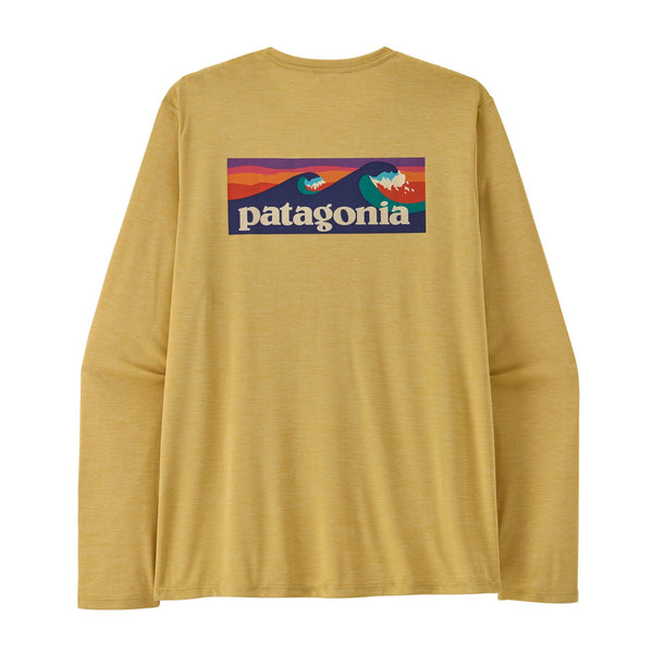 Patagonia Men's Long-Sleeved Capilene Cool Daily Shirt - Boardshort Logo