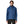 Man wearing the Patagonia Men's Granite Crest Rain Jacket in Clement Blue on a white background.