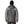 Man wearing the new for 2025 forge grey Patagonia Men's Hi-Loft Nano Puff Hoody on a white background.