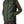 Person wearing the old growth green Patagonia Men's Nano Puff quilted vest showing pocket details on a white background.