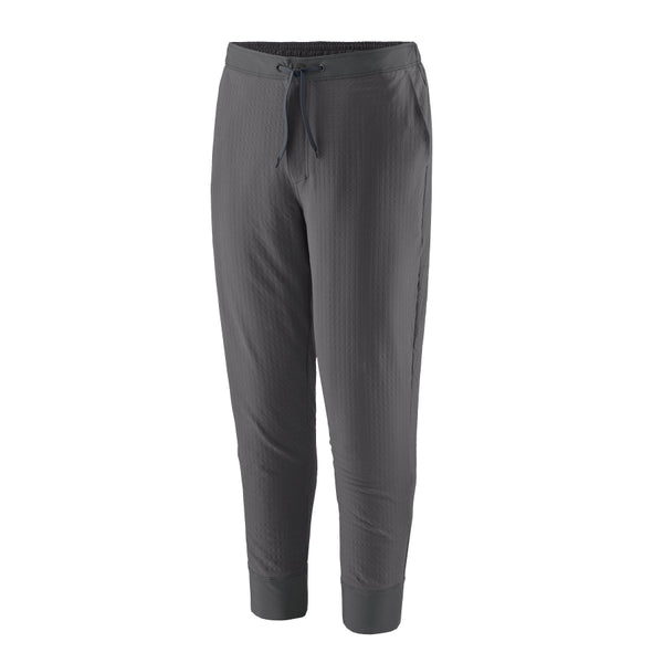 Patagonia Men's R2 TechFace Fleece Lined Pants in forge grey.