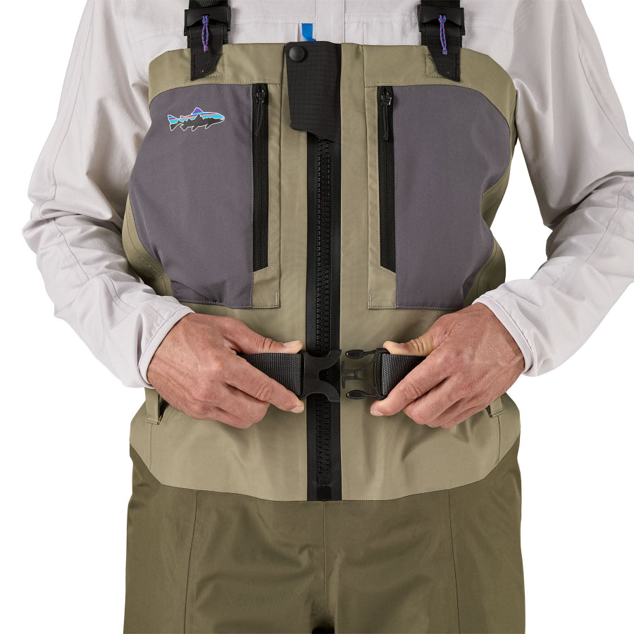Patagonia Men's Swiftcurrent Traverse Zip Front Wader | Fly