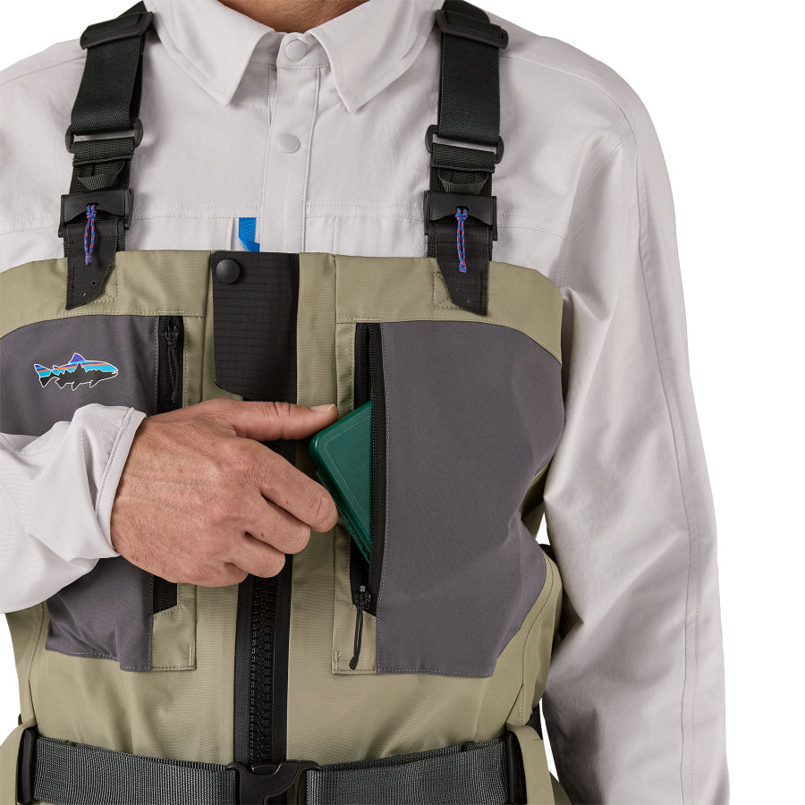 Patagonia Men's Swiftcurrent Traverse Zip Front Wader | Fly