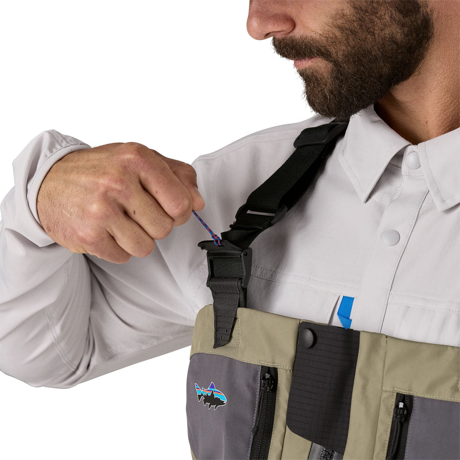 Patagonia Men's Swiftcurrent Traverse Zip Front Wader | Fly