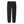Black solid color Patagonia Men's Synchilla Fleece Pants with an elastic waistband, drawstring, and zippered side pockets, shown flat on a white background.