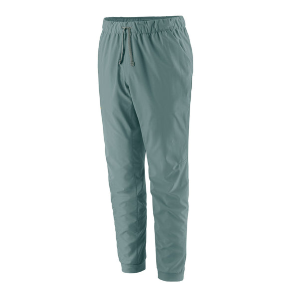 Patagonia Men's Terrebonne Joggers in blue sage on a white background.