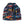 Colorful fish-patterned Navy Salmon Energy Patagonia Micro D Fleece Beanie on a white background.