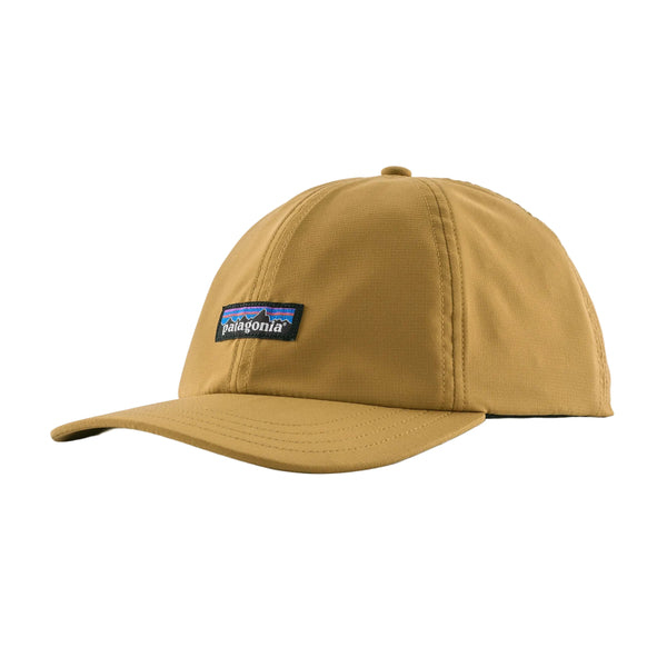 Patagonia Terrebonne Lightweight Hat in bobcat brown with small logo patch on the front, on a white background.