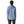 Person wearing a barnacle blue Patagonia Boulder Fork Rain Jacket on a white background.