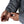 Person wearing the new for 2025 Patagonia Women's Hi-Loft Nano Puff Hoody in smolder blue showing the cuff detail on a white background.