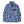 The two-tone mother tree pattern barnacle blue Patagonia Women's Synchilla Lightweight Snap T Fleece Pullover on a white background.