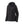 A black Patagonia Women's Nano-Air Light Hybrid Hoody with a hood, featuring a zipper and brand logo on the chest, against a white background.