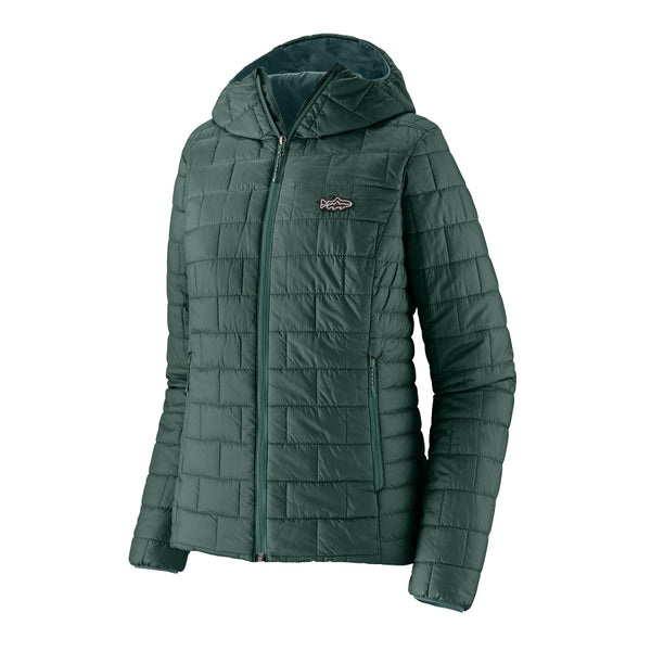 Patagonia Women's Nano Puff Fitz Roy Trout Hoody 2025