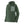 The Patagonia Women's R1 Air Fleece Full-Zip Hoody in canopy green color with a front zip pocket and full length zipper, against a white background.