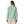 Person wearing a light green Patagonia Women's Retro Pile Marsupial Fleece pullover and tan pants on a white background.