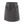 Front view of the patagonia women's tech skort in forge grey showing pocket and drawstring waist details on a white background.