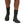 Person wearing black neoprene Patagonia Yulex Wading Socks on a white background.