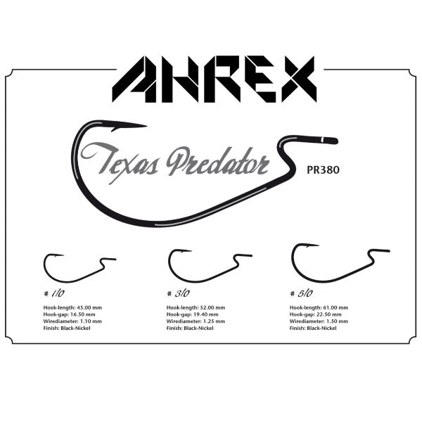 Ahrex PR380 Texas Predator Hooks