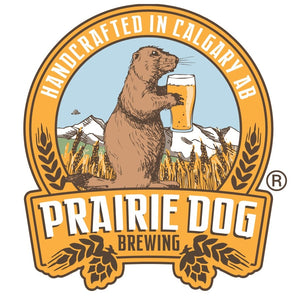 Prarie Dog Brewing logo on a white background.
