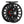 Black Redington Crosswater Fly Reel showing side with handle on a white background.