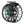 Storm grey Redington Grande Artist Series Fly Fishing Reel showing the handle side on a white background.