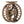Coyote tan color Redington Run Fly Reel showing the handle side on a white background.