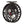 Black Redington Tilt Euro Nymph Fly Reel showing the handle side and weight system, on a white background.