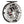 Black and silver Redington Tilt Euro Nymph Fly Reel showing the handle side and weight system, on a white background.