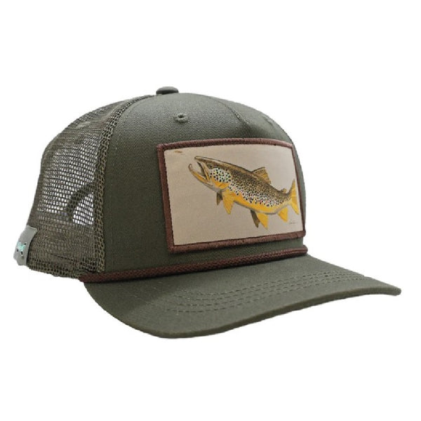 Rep Your Water Hungry Brown Trucker Hat