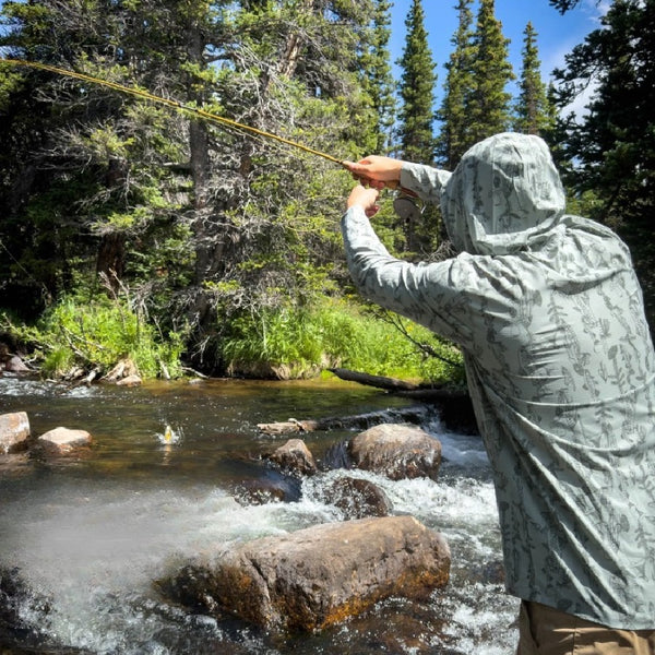Rep Your Water Men's Flolite UPF Hooded Sun Shirt