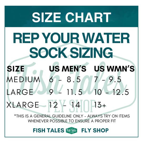 Rep Your Water Go Big Socks