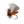 Rio Flies Foam Run Caddis with orange body and brown hackle on a white background.