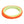 Rio Premier Gold Max Fly Line in mint green and blaze orange coiled on a white background.
