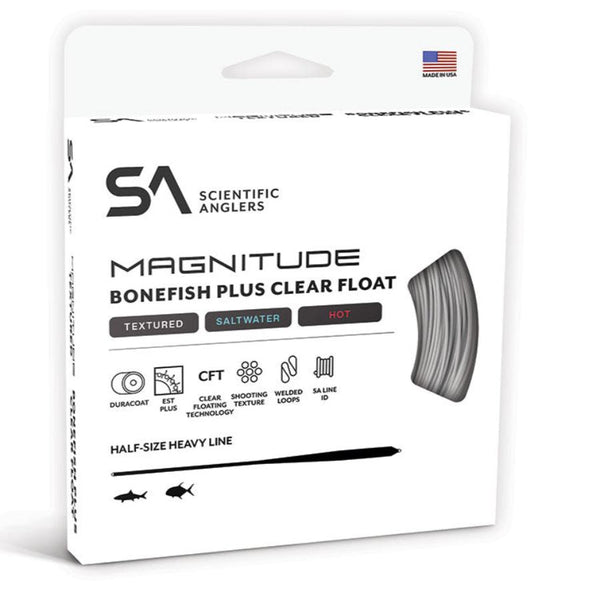 SA Magnitude Textured Bonefish Plus Clear Tip Floating Tropical Fly Line