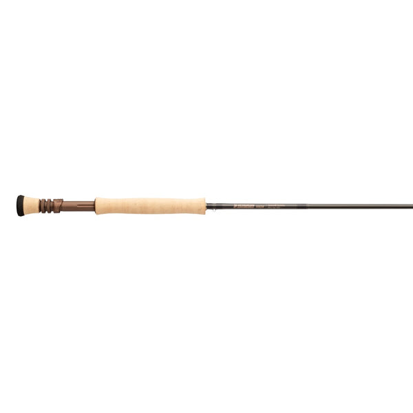 Handle section of the the Sage Arrow Saltwater Fly Fishing Rod horizontal on a white background.