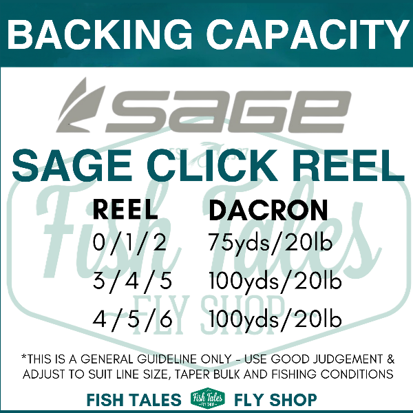 Sage Click 3/4/5 Bronze Fly Reel