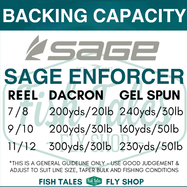 Sage Enforcer Fly Reel - Stealth