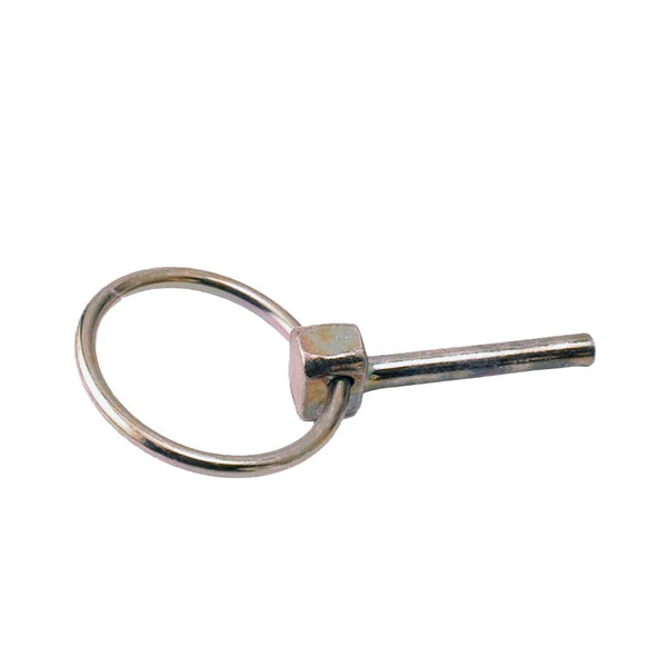 A single open anodized Sawyer Oar Lock Linchpin for use with Sawyer Bronze Oar Locks, on a white background.