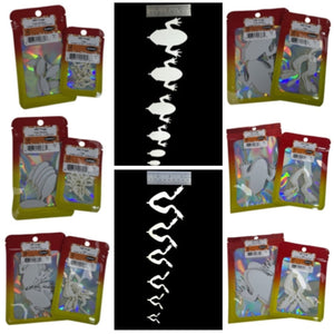 Multiple packages of Semperfli ABC Complete Frog Kits for fly tying on a white background.