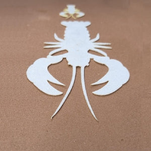 Semperfli ABC Crawdad Bodies in natural for fly tying on a beige background.