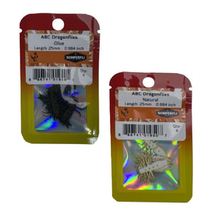 Two packages of Semperfli ABC Dragonfly Bodies on a white background.