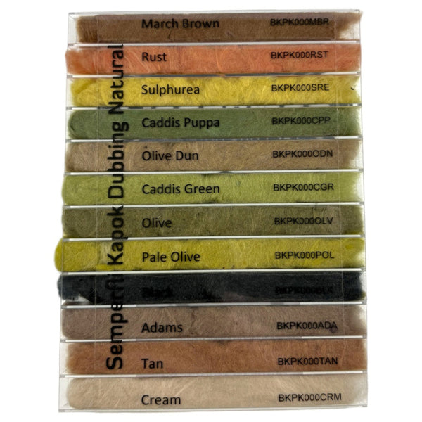 Semperfli Kapok Dry Fly Dubbing Dispenser - Natural Color