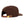 Brown corduroy cap with brown leather strap and gold buckle on a white background.