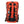 Back side of the Orange 30-Liter Simms Dry Creek Rolltop Backpack with black straps and Simms Logo on a white background.