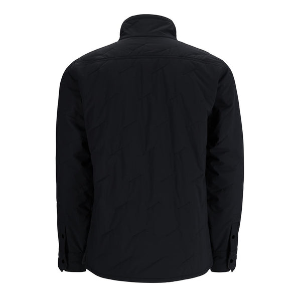 Black Simms Men's Bristol Reversible Jacket on a white background.