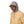 A man wearing a Simms Men's Santee Flannel Hoody in yellow plaid with a grey hood pulled up over an orange ball cap on a white background.