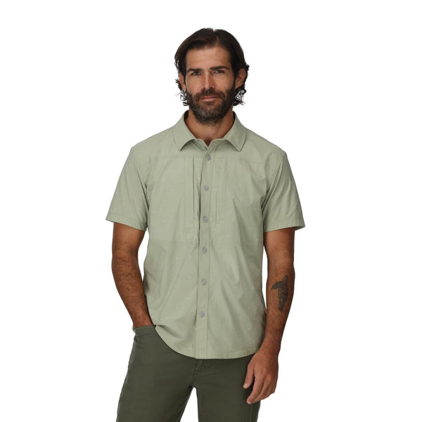 Simms Men's Stone Cold Short Sleeved UPF Shirt